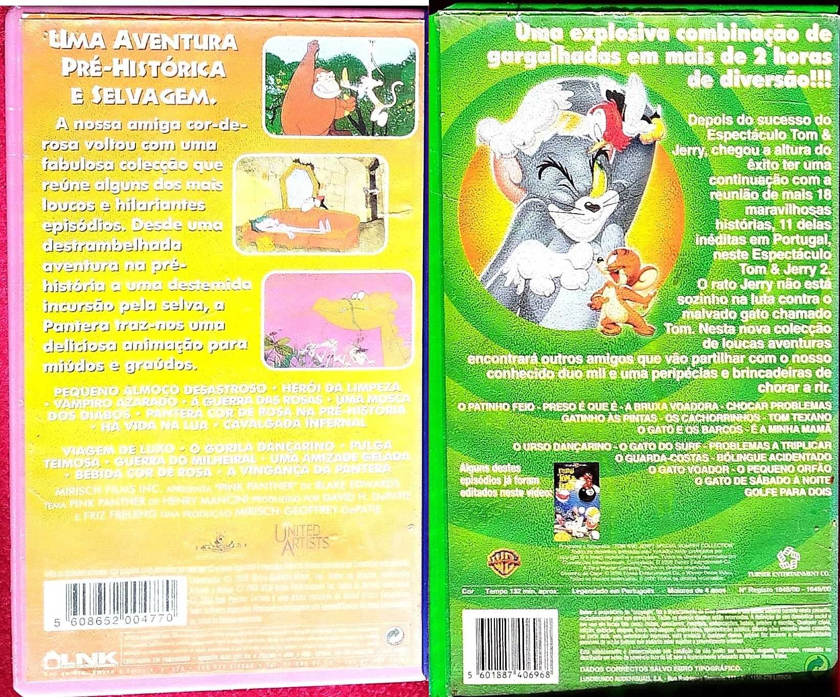 Lote Conjunto de VHS Duplos