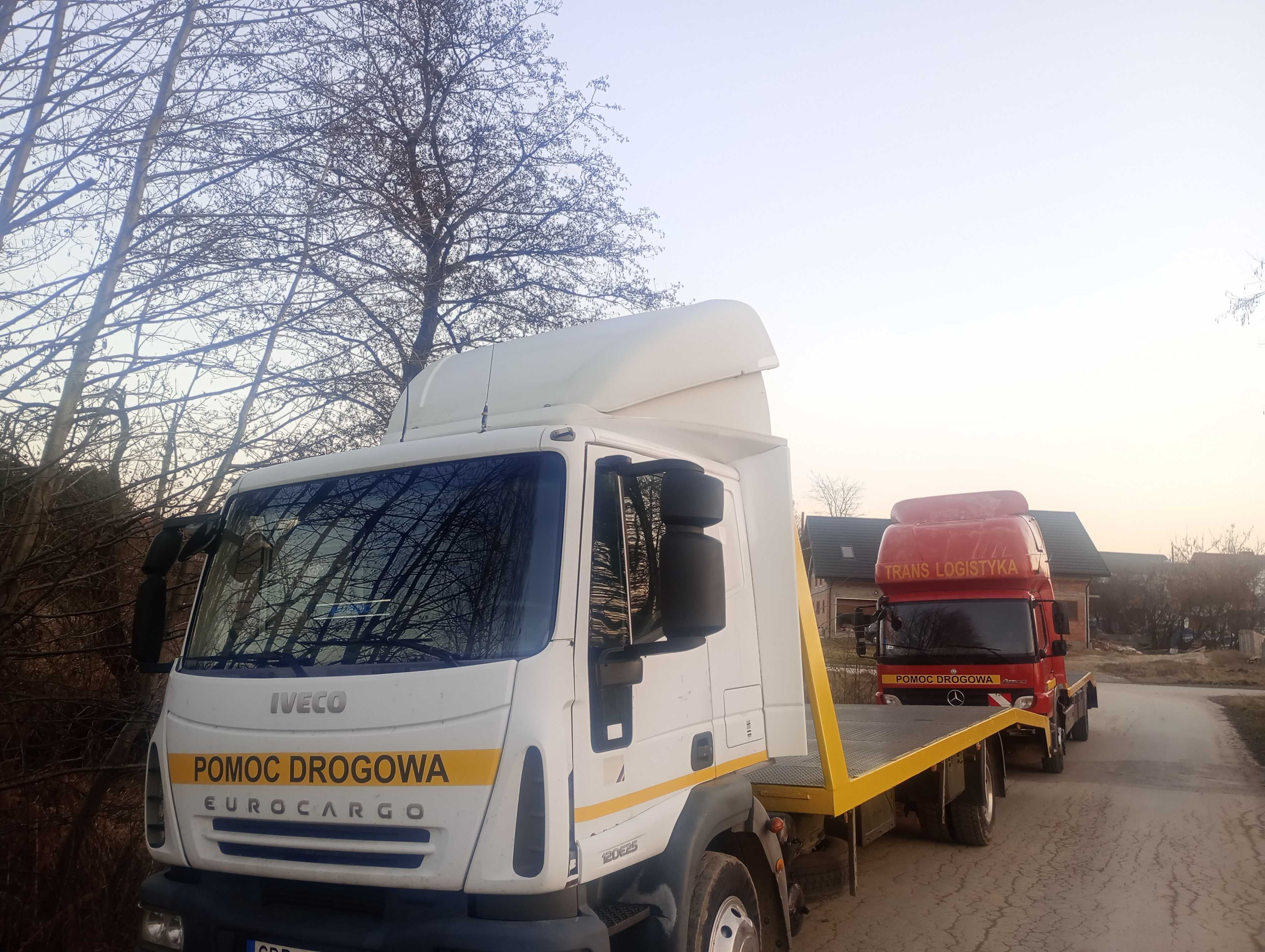 Iveco Eurocargo 120E25 DMC 12 Ład 6,5T Laweta Autolaweta Pomoc Drogowa
