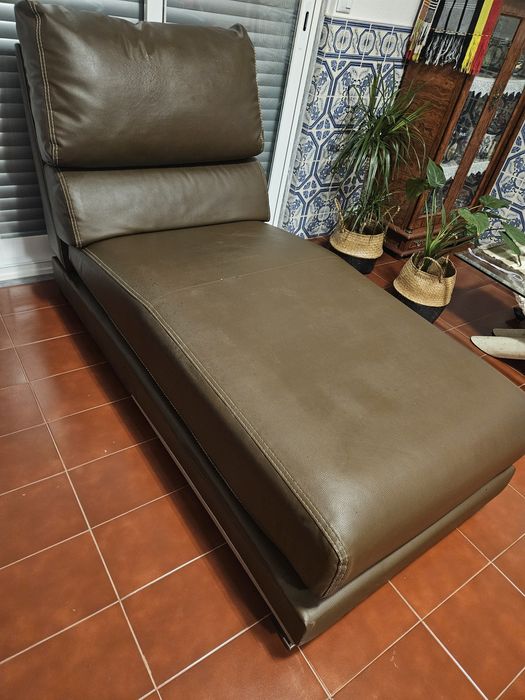 Parte do sofá chaise longue
