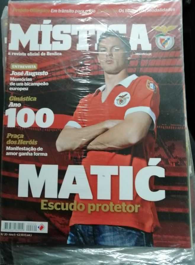 8 revistas da publicação oficial do Benfica MISTÍCA