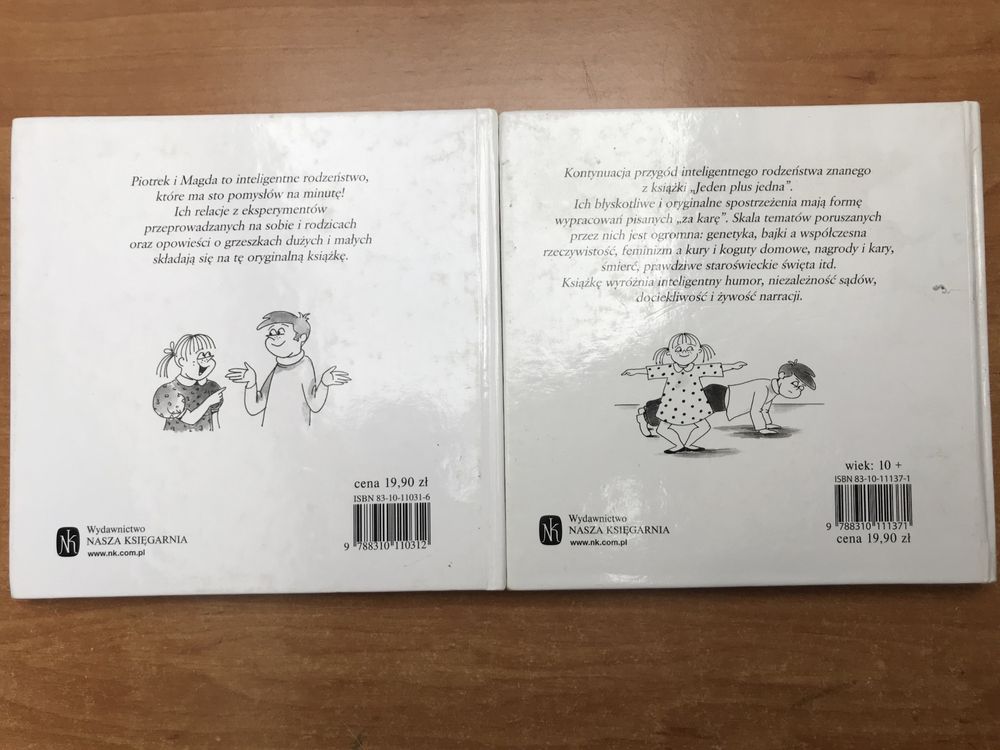 Elżbieta J.Bartosik-Trebicka „Jeden plus jedna”+”Kolejne starcie”