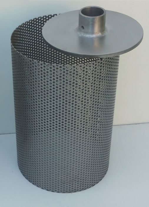 Elementy prasy, prasa do owoców ze stali nierdzewnej - kosz i tłok