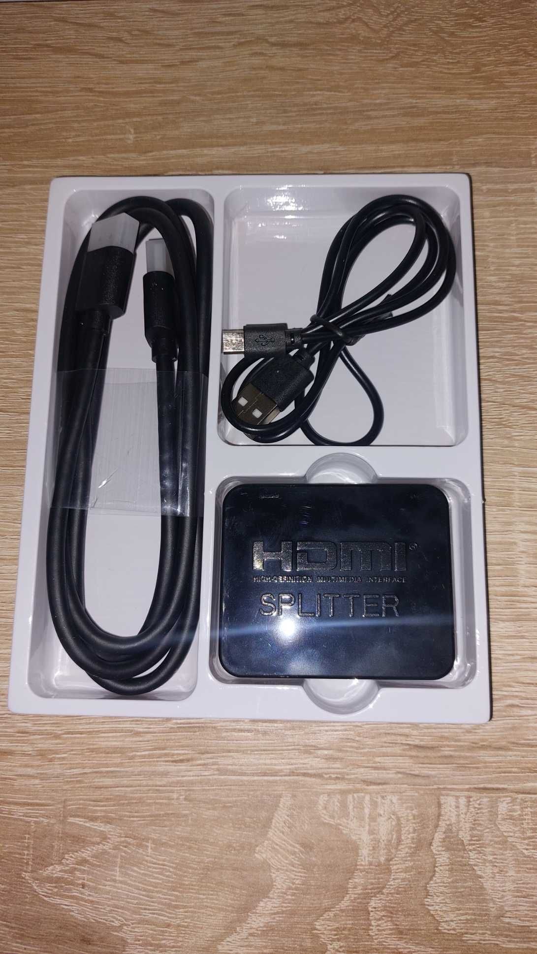 Rozdzielacz obrazu HDMI na 2 wyjścia 4K