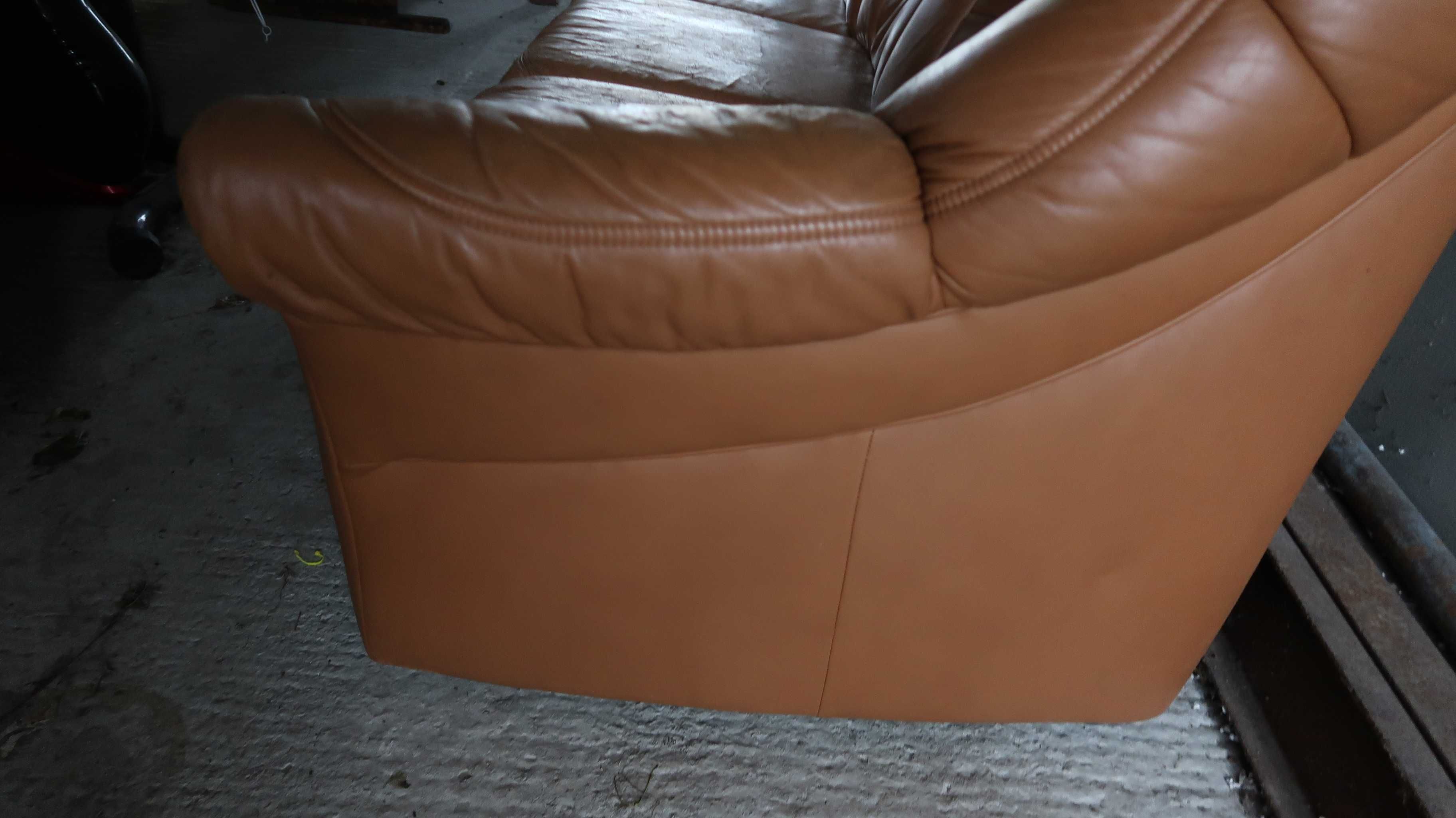 Kanapa sofa skórzana