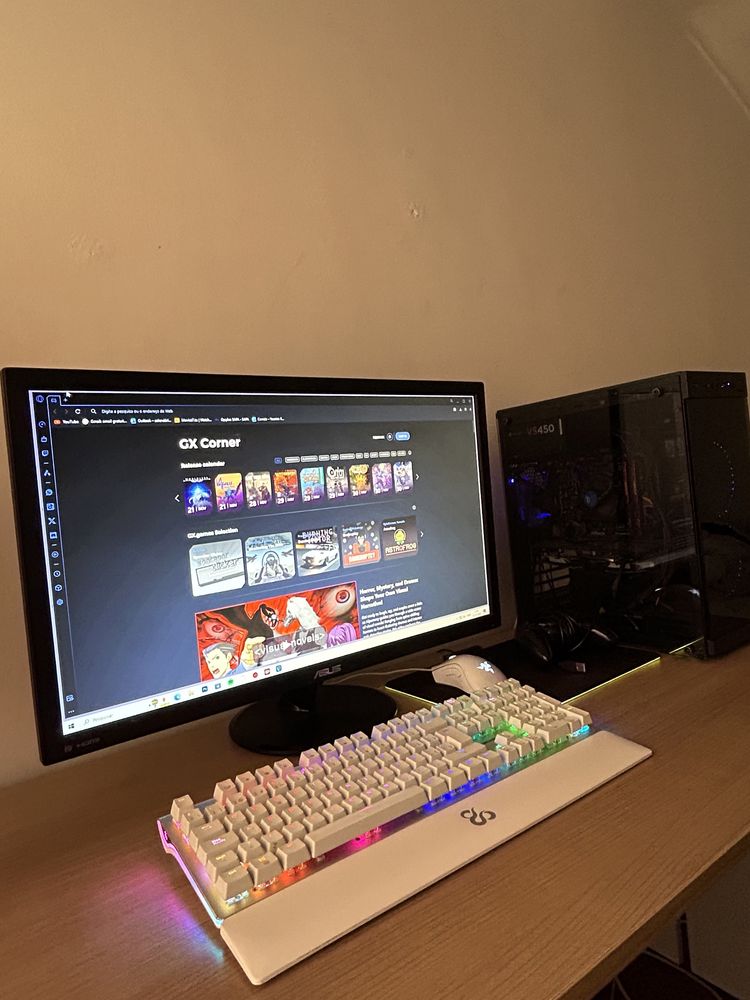 Computador gaming i5 + monitor + teclado + rato