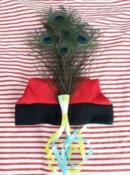 5 czapka krakowska krakuska ludowa folk pawie pióra