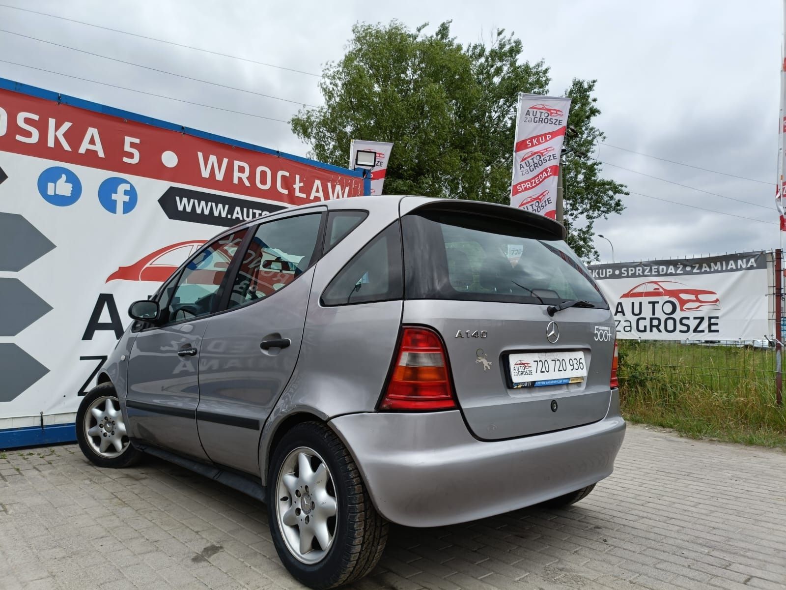 Mercedes-Benz A 140 1.4 Benzyna//Skóry//Elektryka//Alufelgi//Zamiana