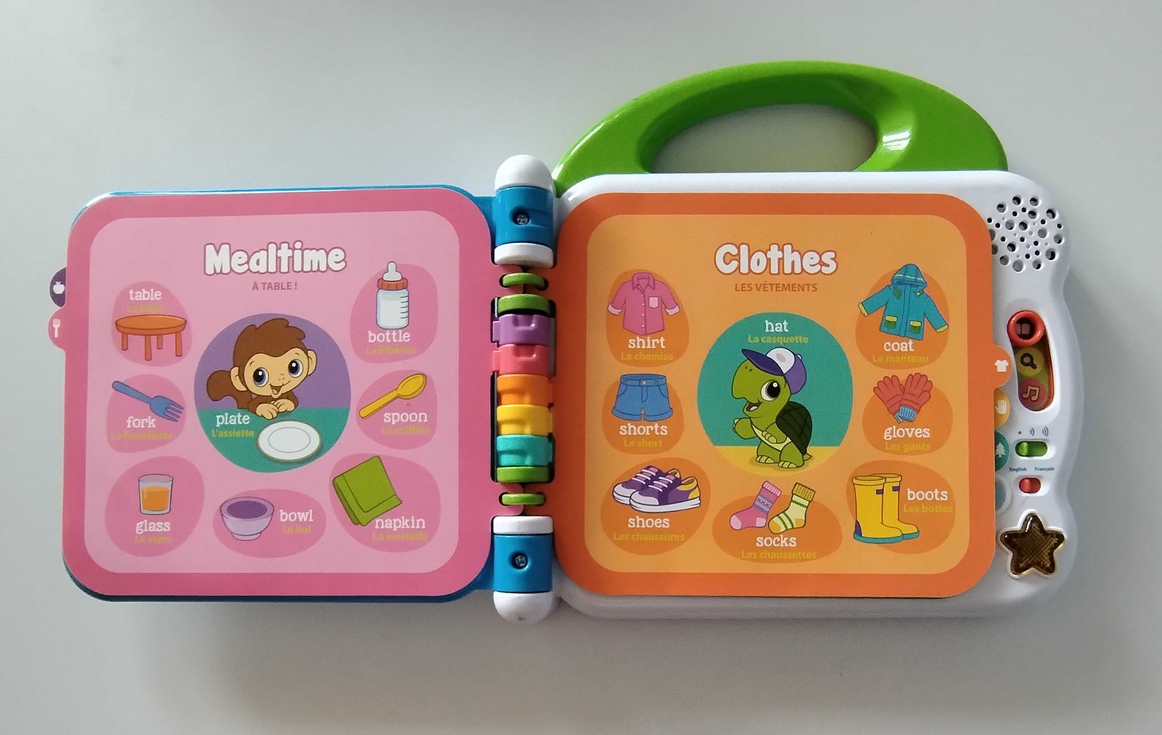 LeapFrog Vtech Interaktywna książka 100 words book english french