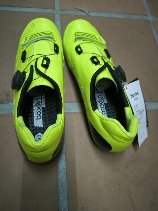 Sapatos ciclismo de estrada carbono