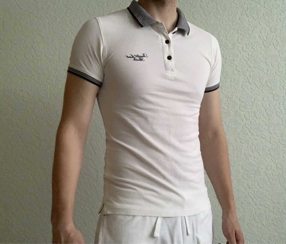 Белая футболка, поло, тенниска oodji , біла, размер S