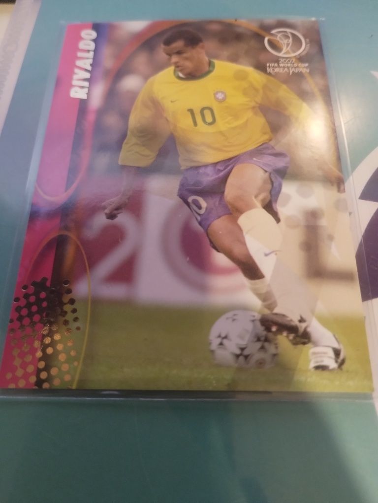 Panini 2002 fifa world cup Korea Japan Rivaldo