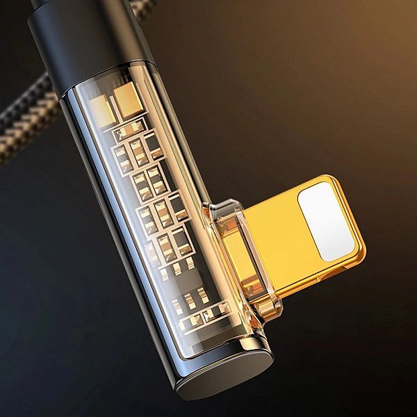Joyroom kabel Lightning kątowy - Usb do szybkiego ładowania i transfer