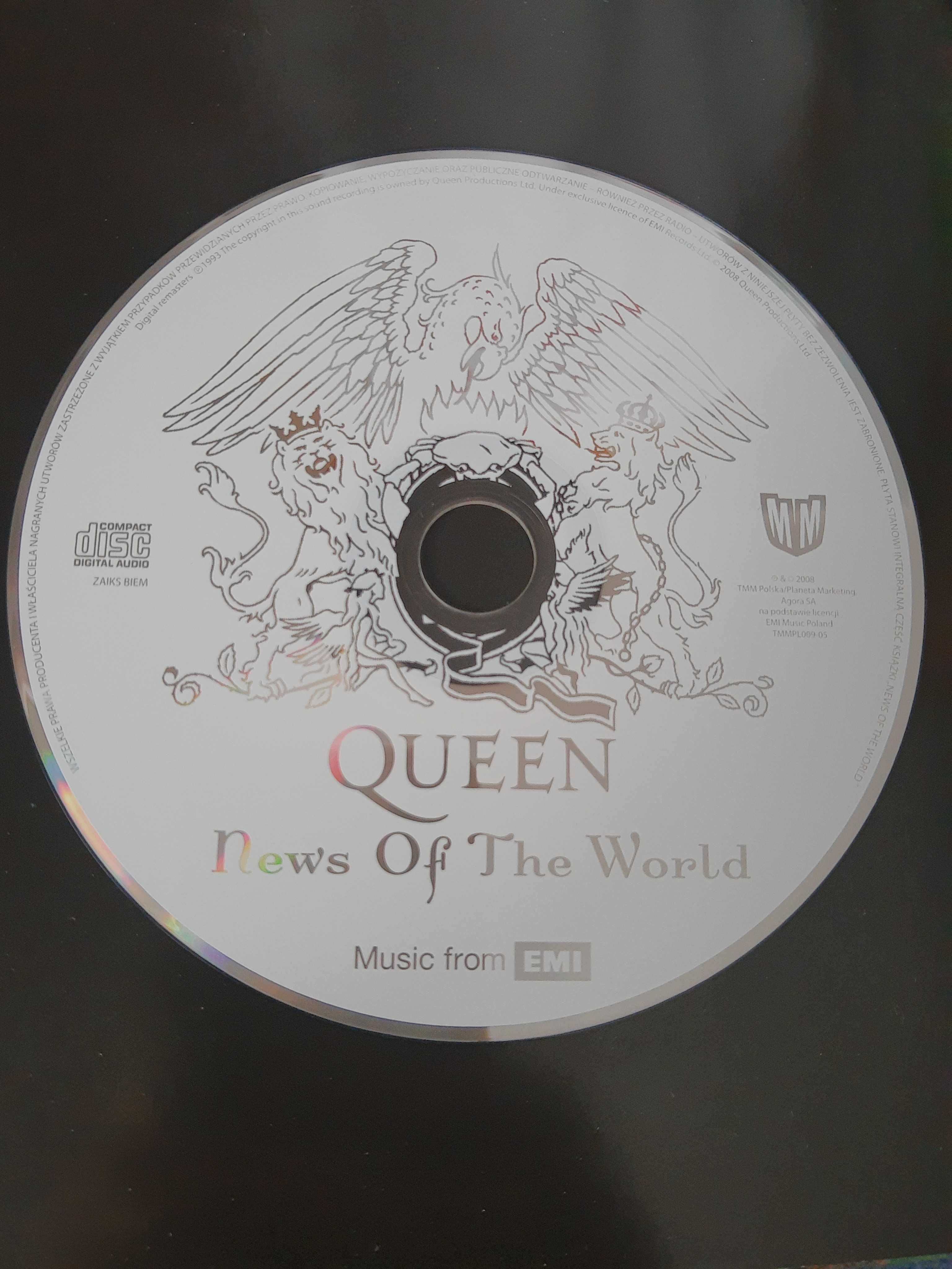 QUEEN 2xKsiążka+2x CD nowe /stan bdb/ unikat, gratka dla fana