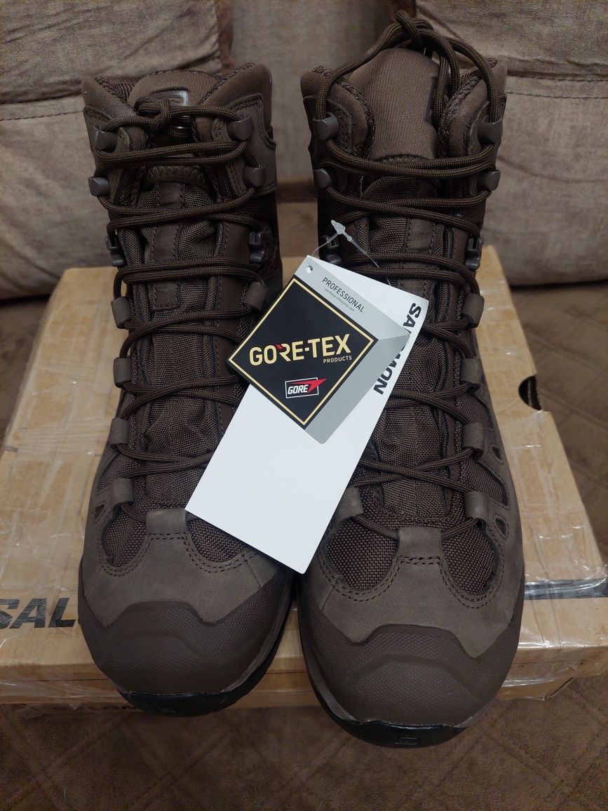 Черевики тактичні Salomon Quest 4D GTX Forces 2 Dark Brown