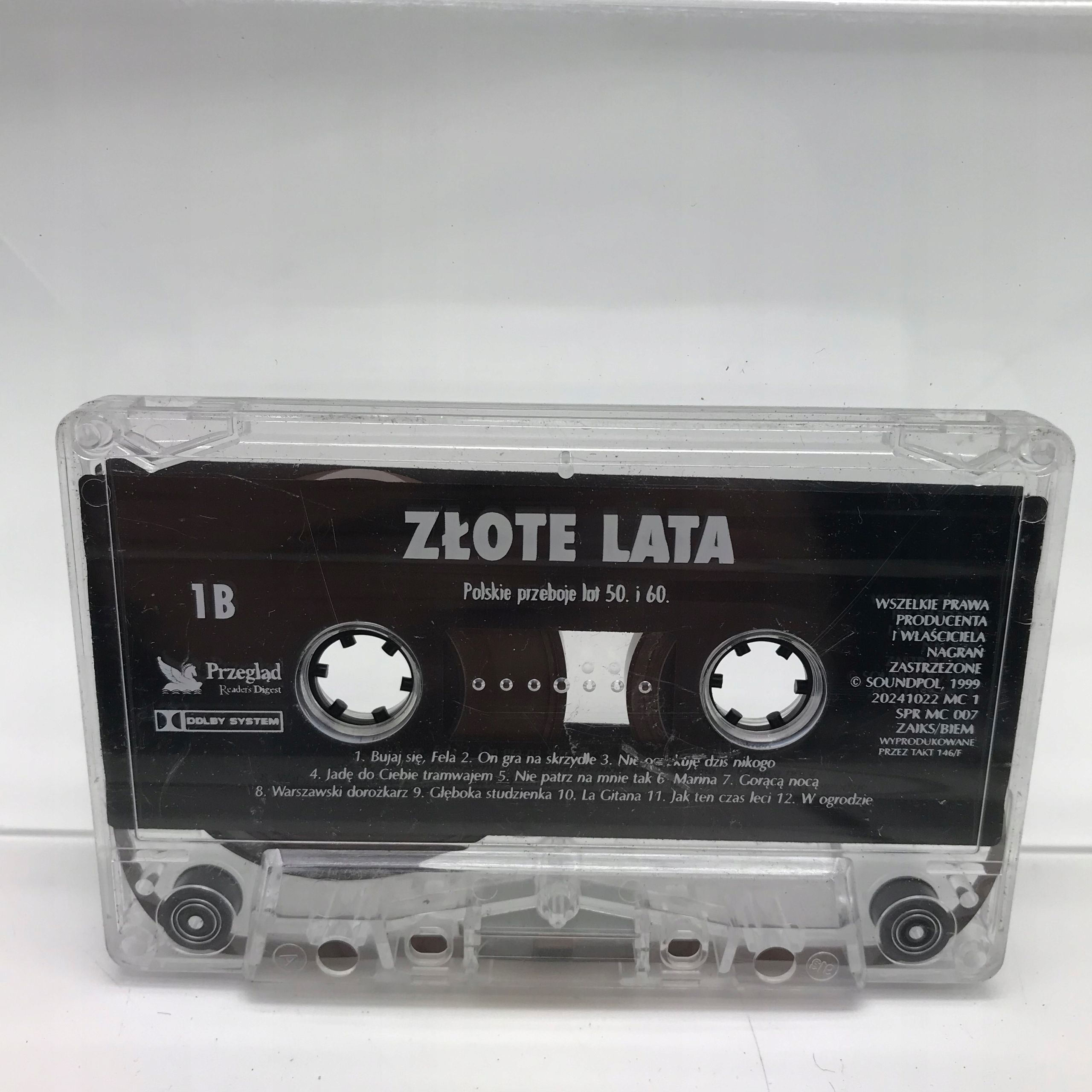 kaseta - various - złote lata polskie przeboje...