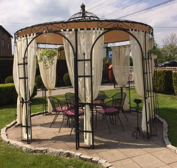 Altana metalowa okrągła