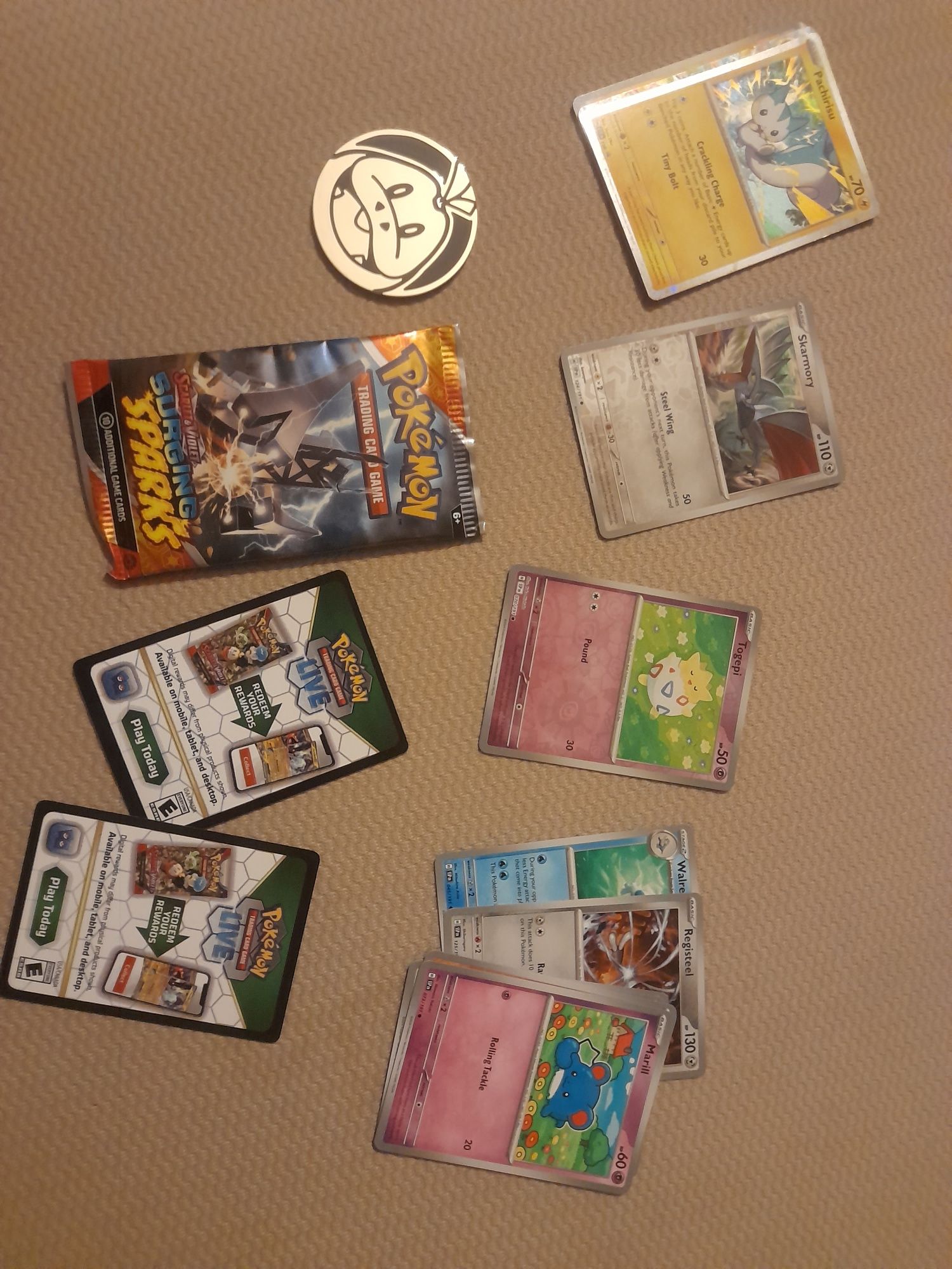 Cartas Pokémon Surging Sparks