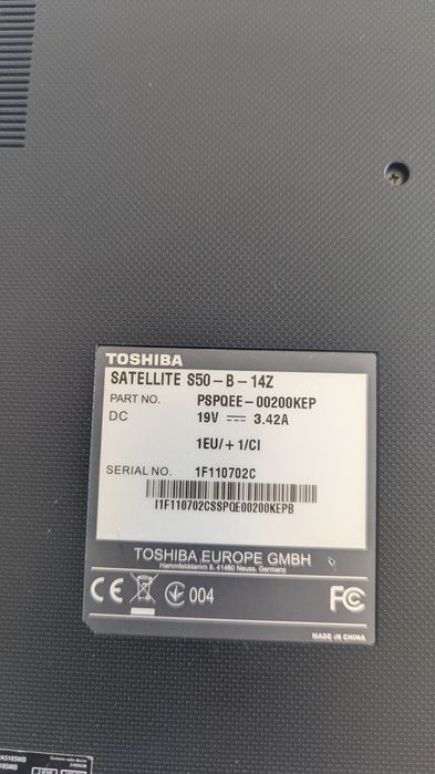 Portátil Toshiba
