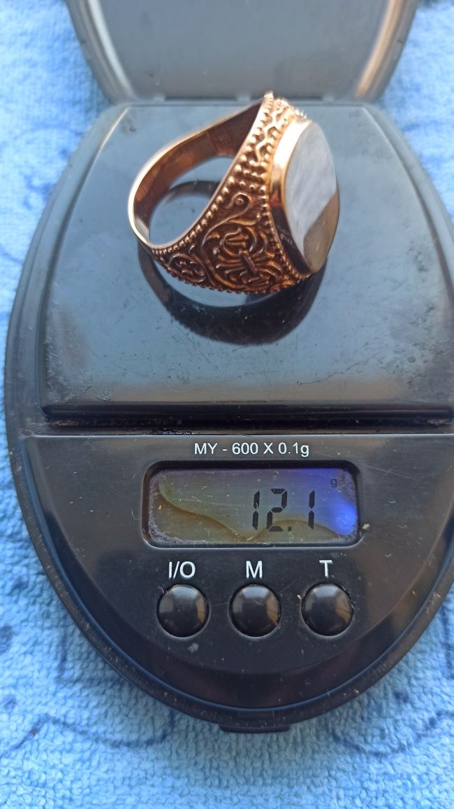 Золотой перстень печатка кольцо 583 пр 12.1гр