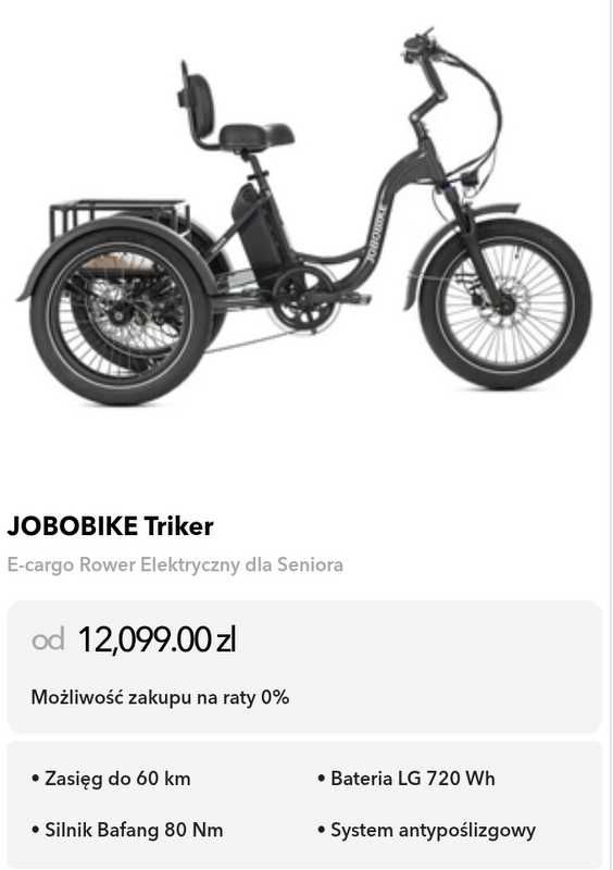 Rowery elektryczne JOBOBIKE Zapraszamy na darmową jazdę próbną.