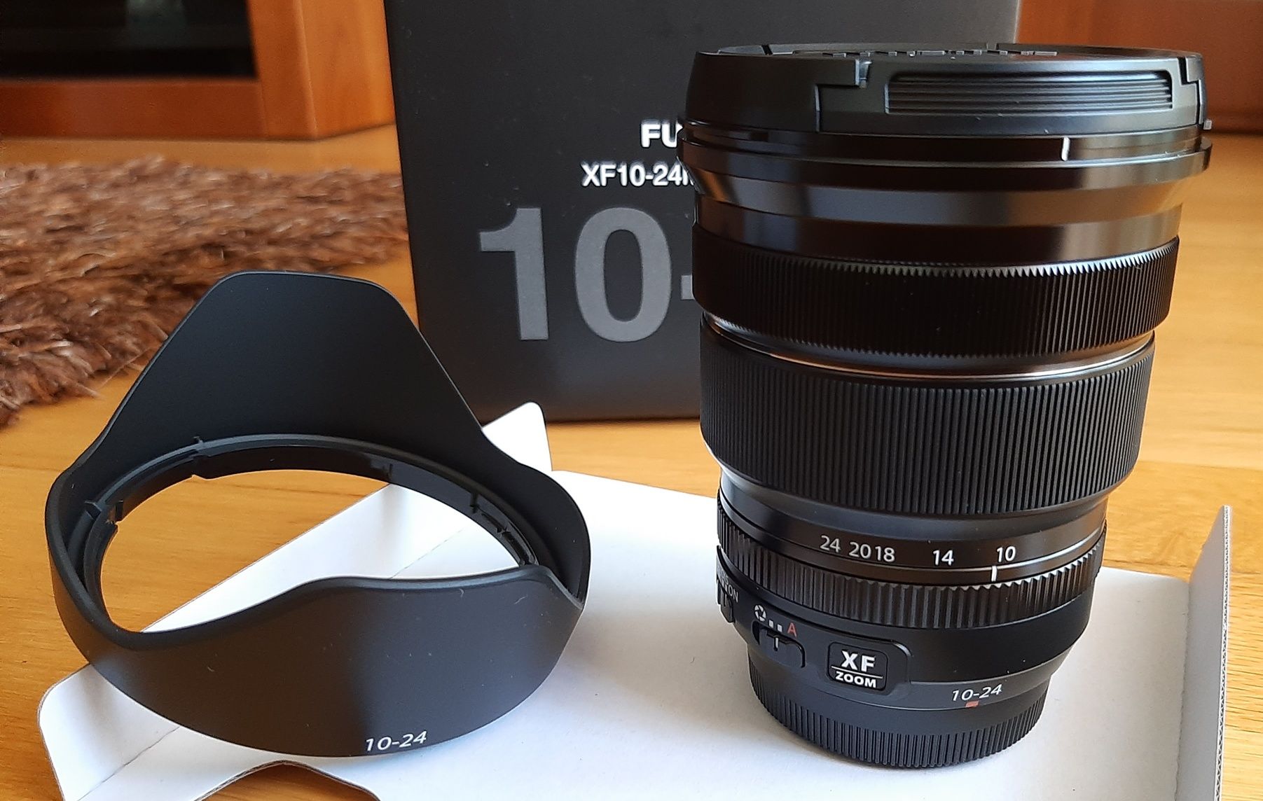 Objetiva Fuji XF 10-24 mm F4 R OIS, nova