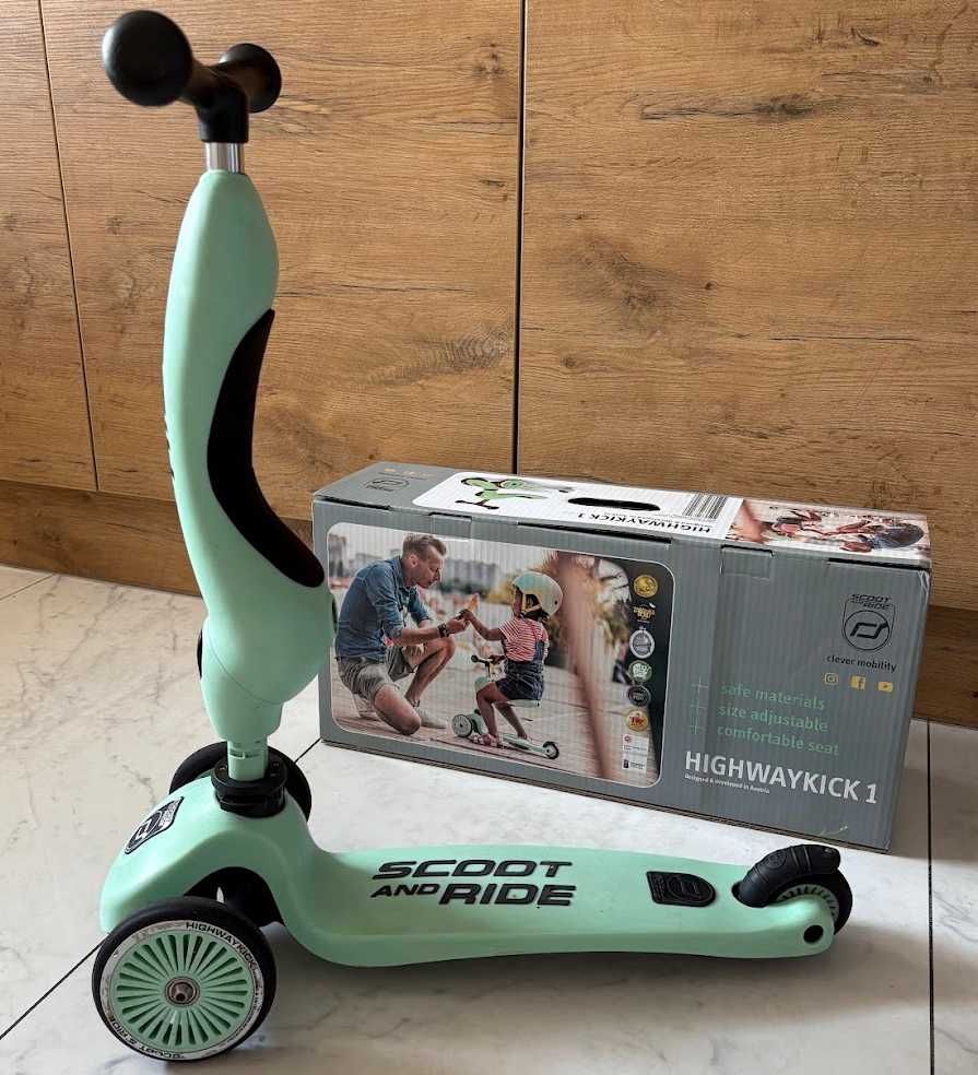 Hulajnoga i jeździk (2w1) Scoot and Ride Highwaykick 1 - stan bd