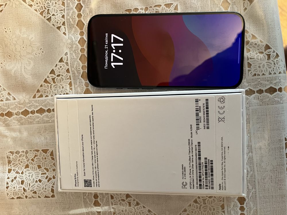 Iphone  15 pro 256 gigabit