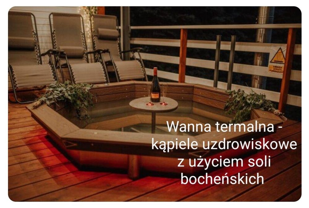 Domek góry sauna jacuzzi SPA ferie narty Jezioro Żywiec stoki Szczyrk