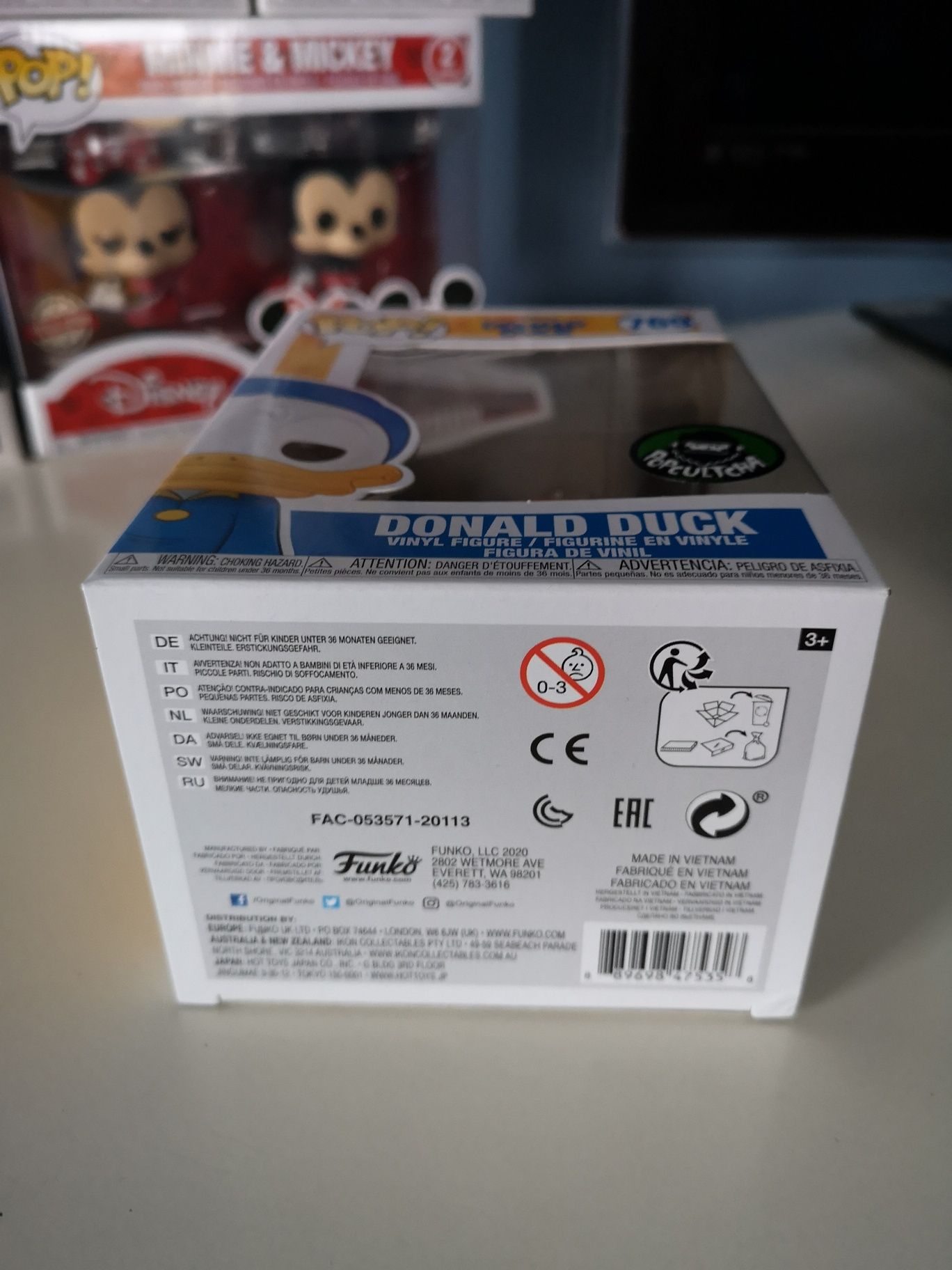 Funko Pop! Donald Duck 769 Limited Edition Exclusive unikat