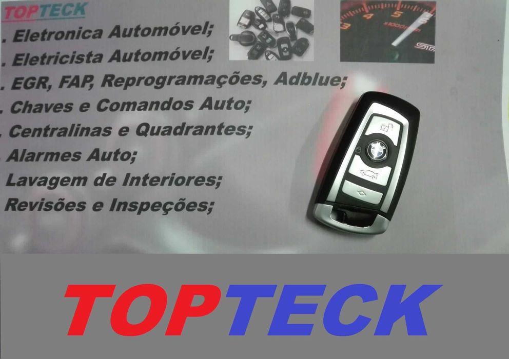 Chaves e Comandos para Viaturas BMW