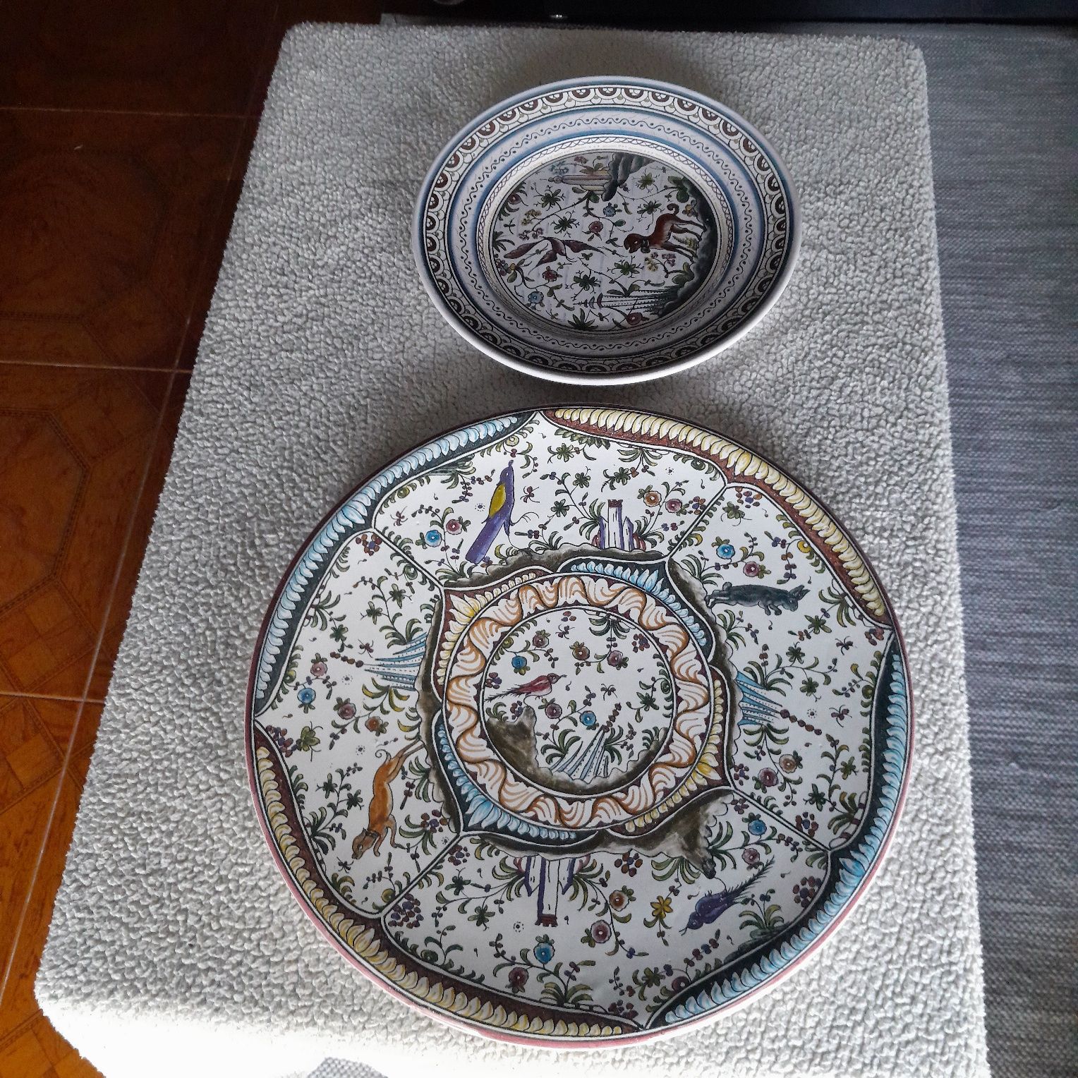 Louças Pratos Cerâmica antiga de Coimbra