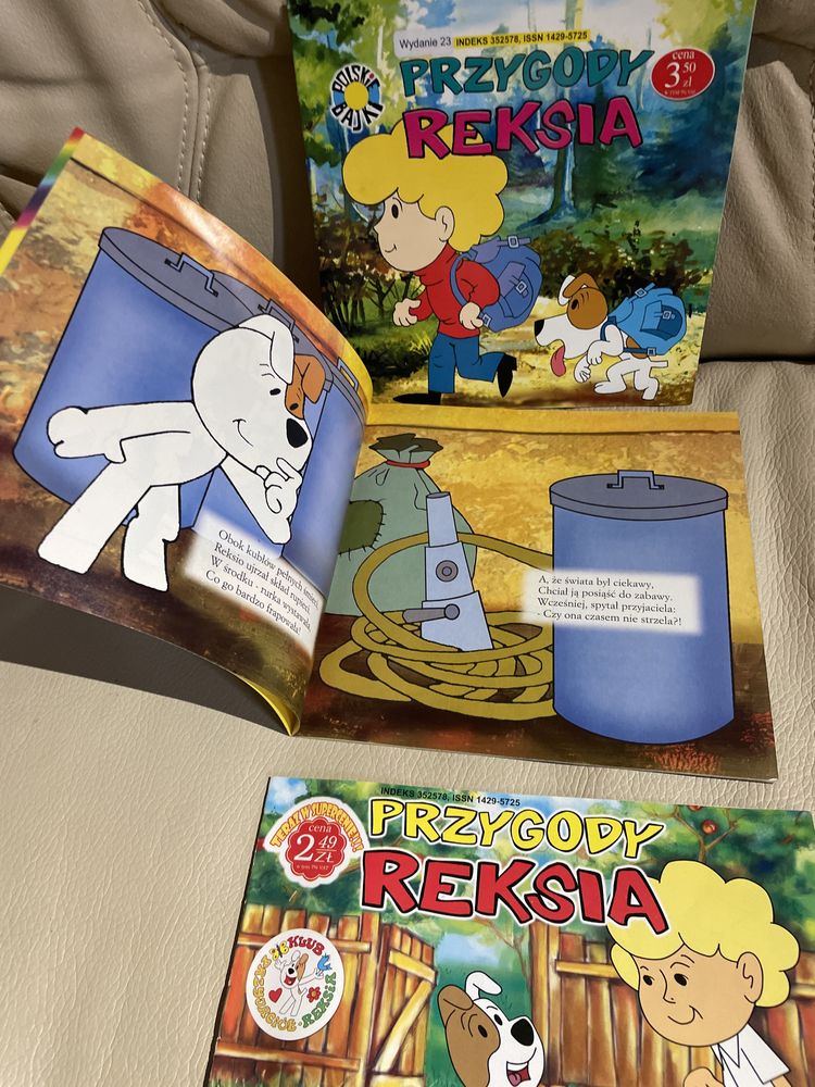 Książeczki Reksio Przygody Reksia czytanki bajki bajeczki
