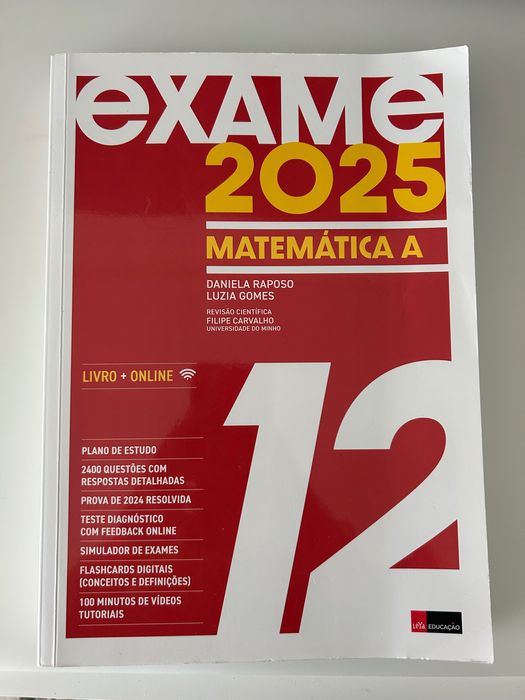 Exames 2025 Matemática 12o Ano Leya