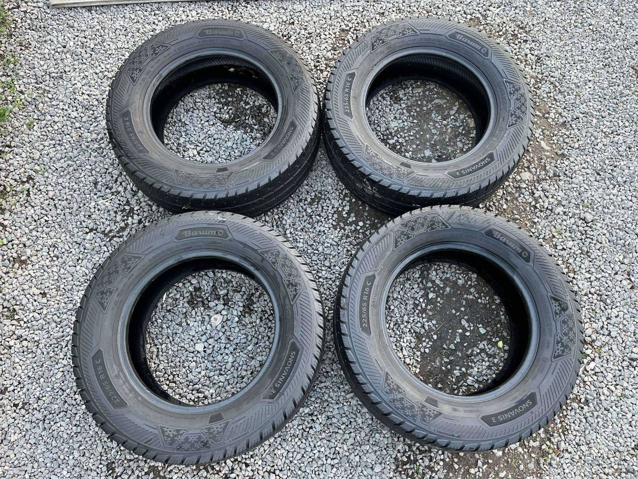 Opony 225/65R16C Barum Snovanis 3 Zima 2sztuki 5,73mm bieżnika