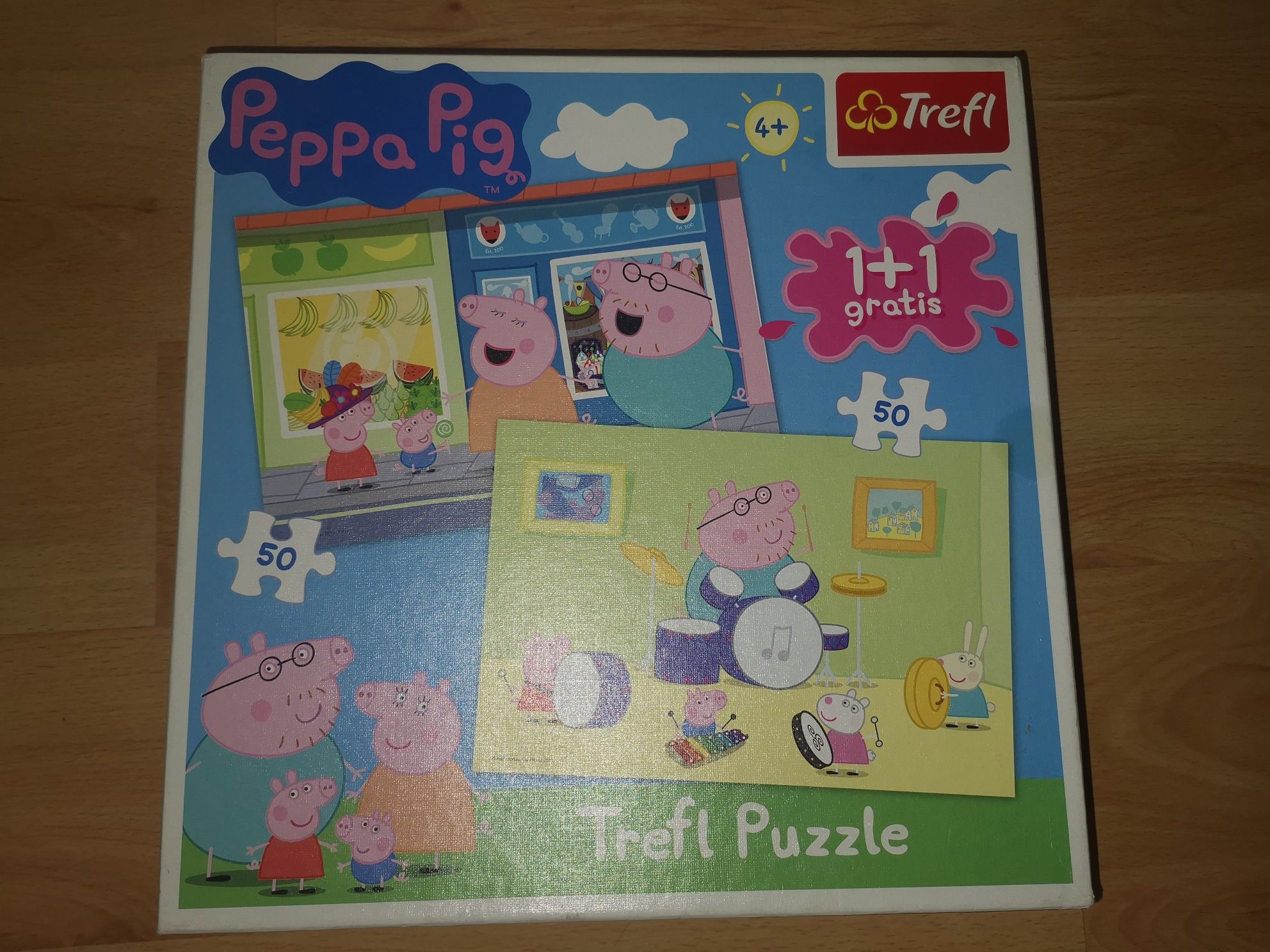 Puzzle Świnka Peppa 4+