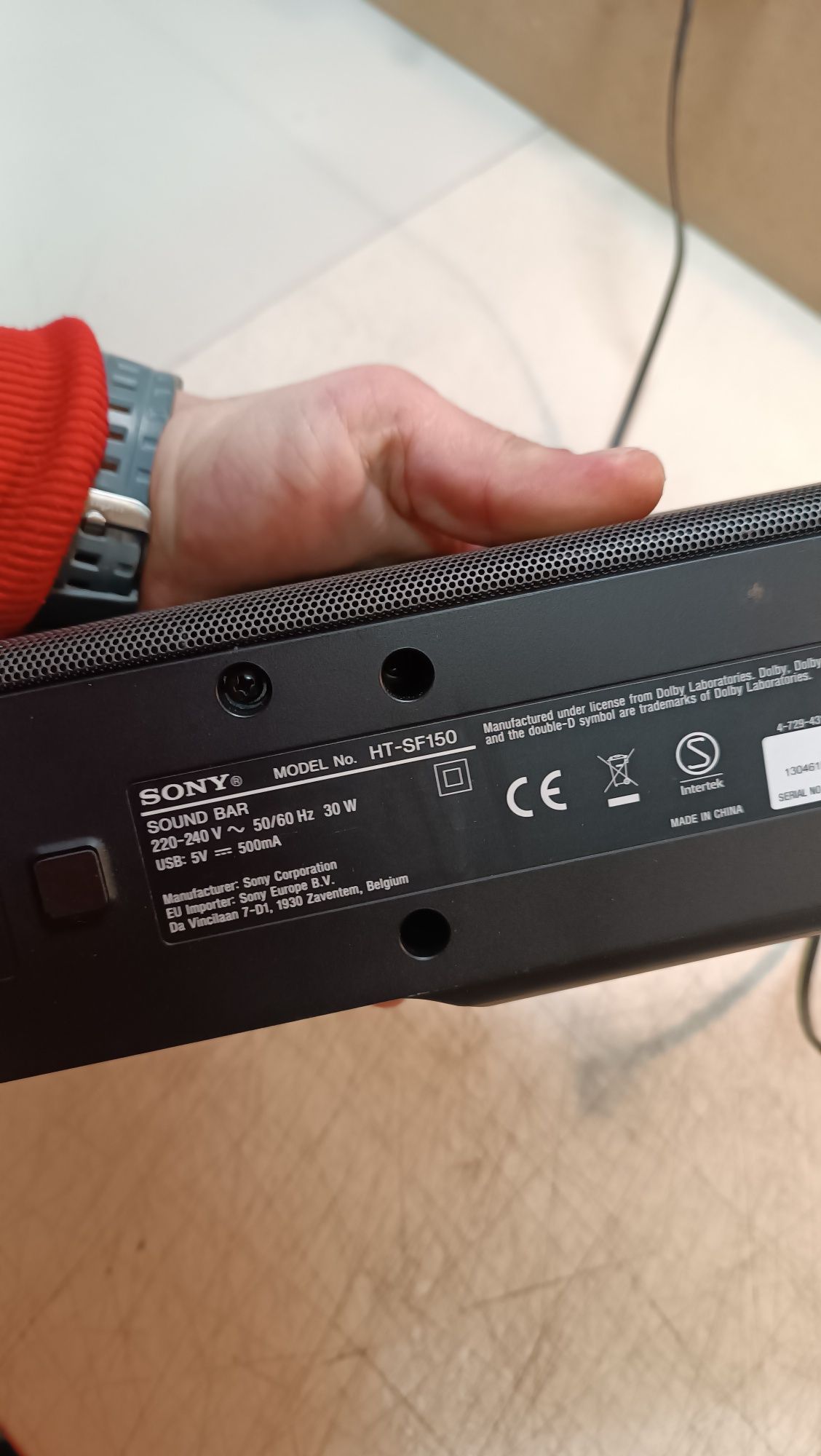 Soundbar SONY HT-SF150 Czarny 2.0-kanałowy