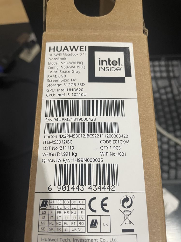 Computador Huawei D14