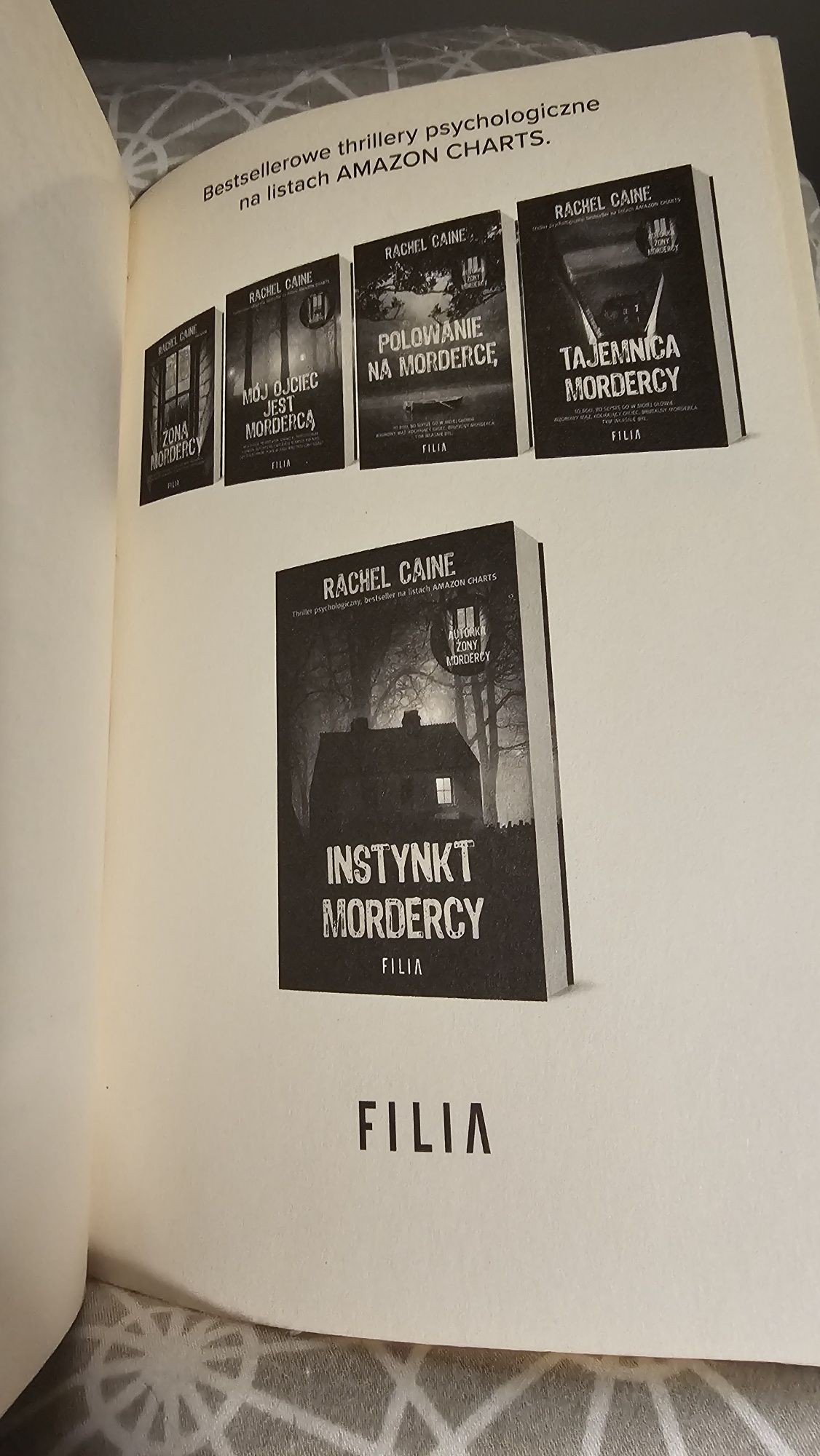 Rachel Caine, Instynkt Mordercy