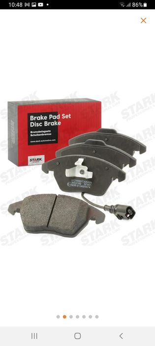 Pastilhas de travao stark vw/seat/audi/skoda.