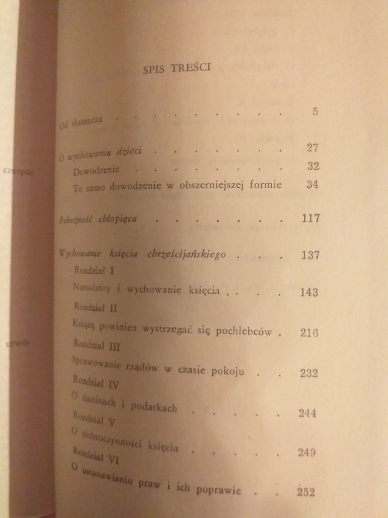 Erazm z Rotterdamu Pisma moralne Pax 1970