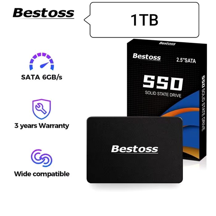 Dysk SSD Bestoss 1TB SATA III 3D NAND Laptop Konsola PC Kraków Wysyłka