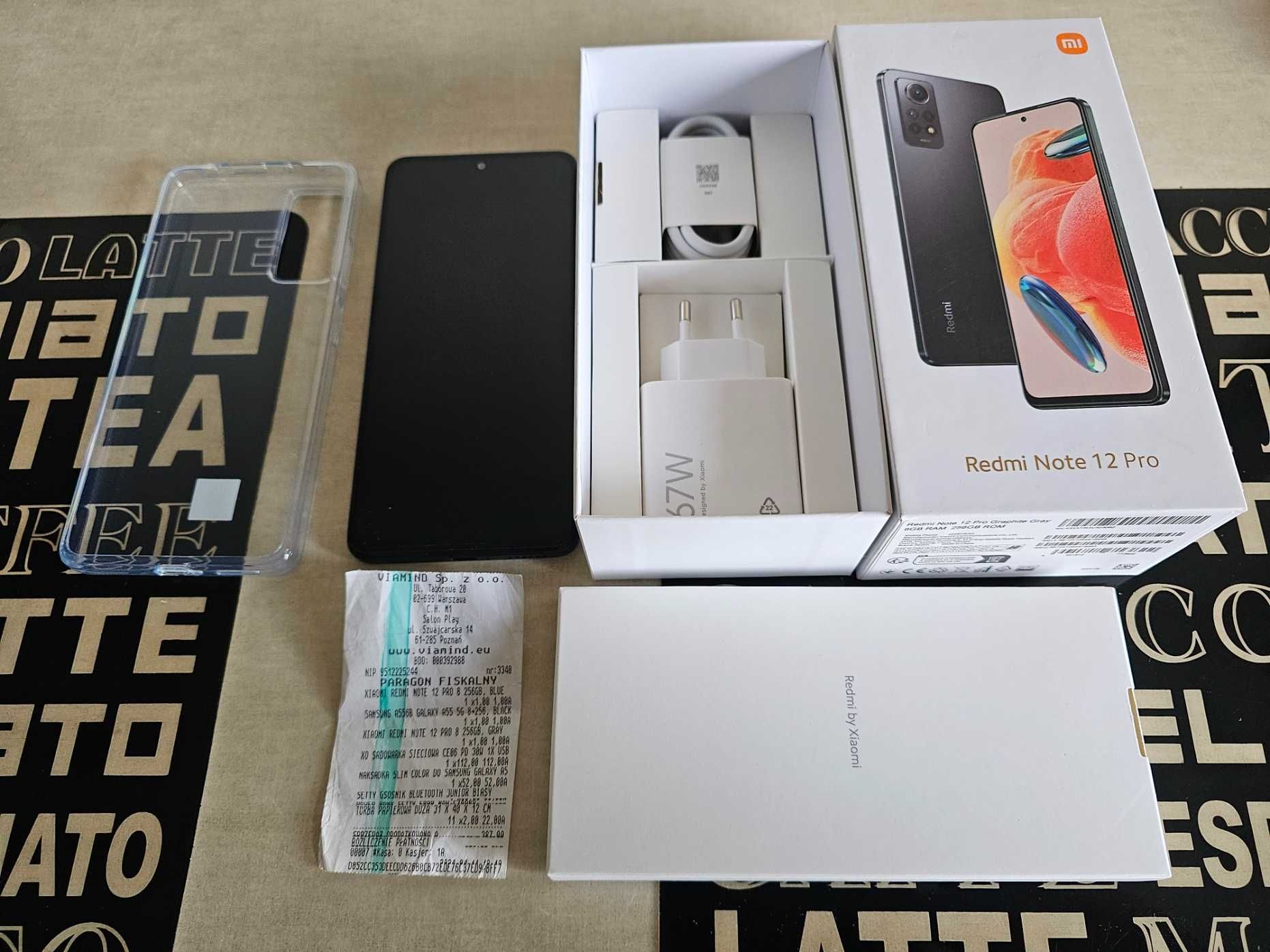 XIAOMI REDMI NOTE 12S 8/256GB NOWY Play czarny gwar.prod24M!BEZ Blokad