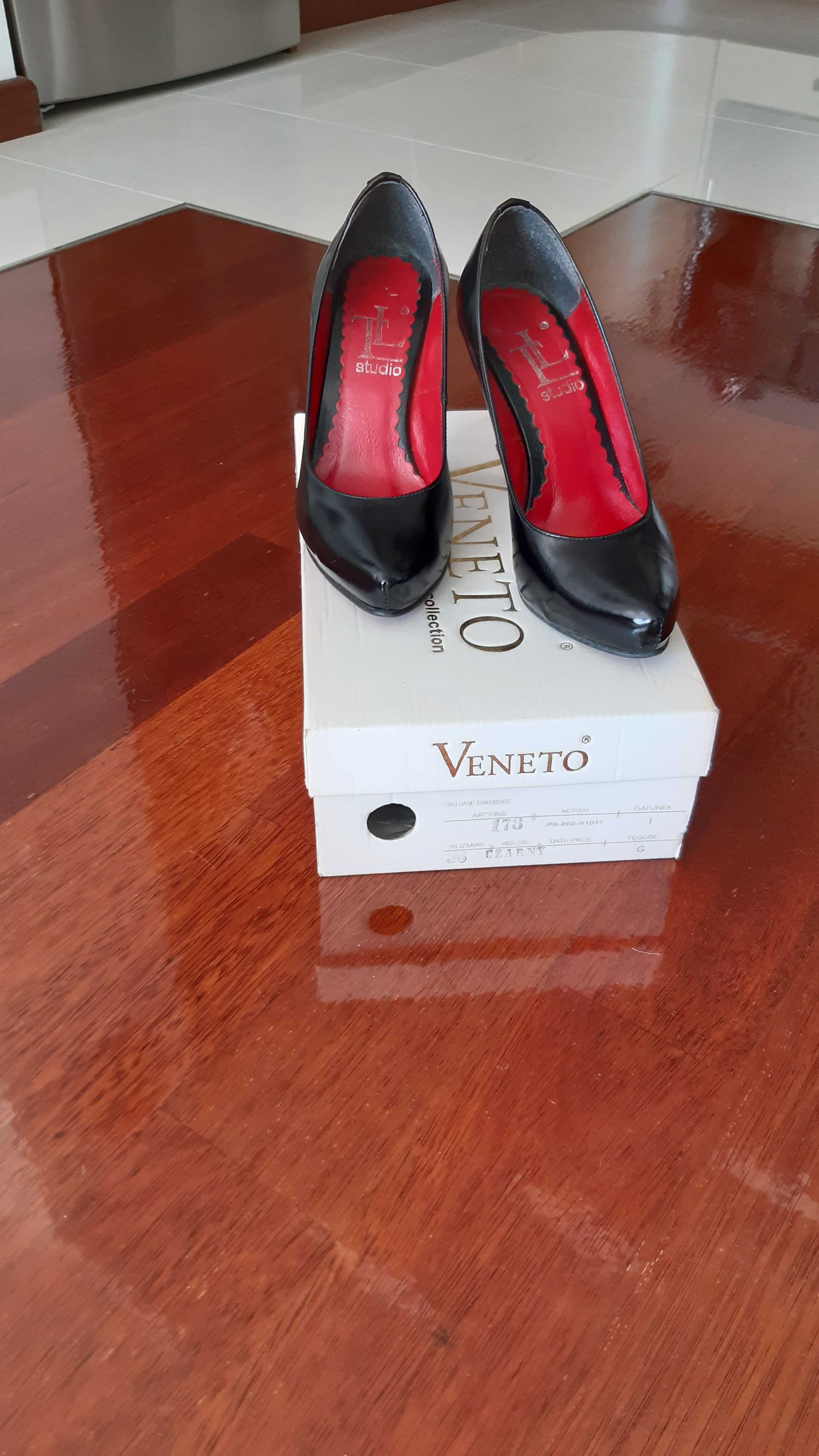 Buty szpilki Veneto rozm. 36 czarne