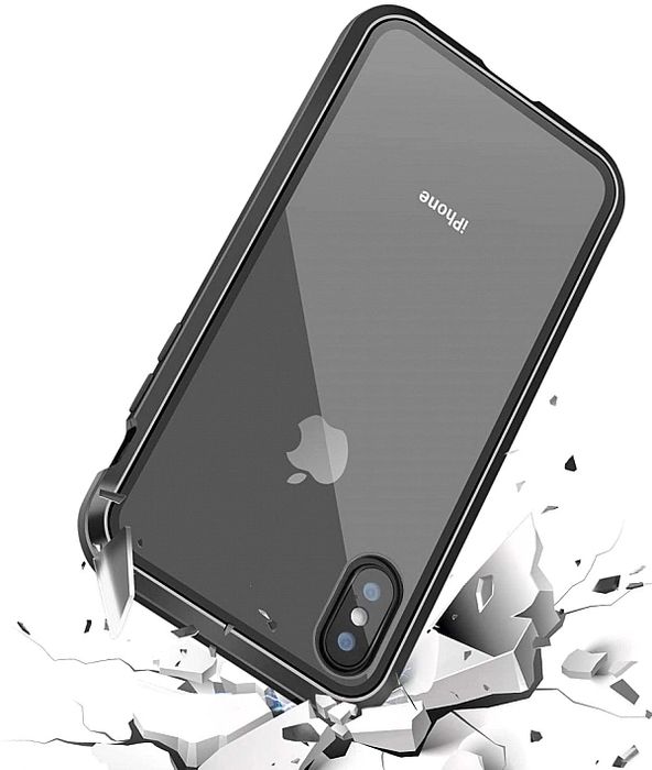 Etui Magnetyczne Szkło 360° do iPhone X/ XS