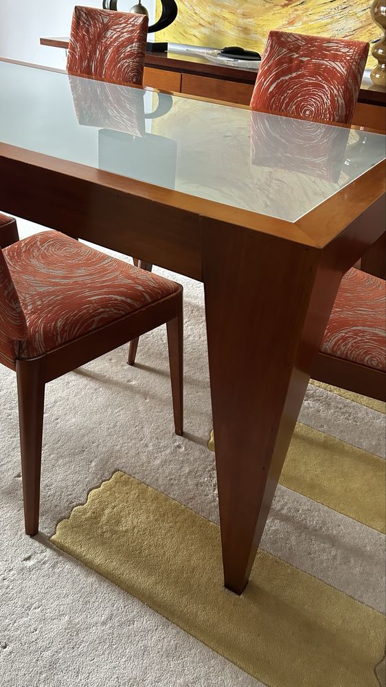 Conjunto de 6 Cadeiras de Sala + Mesa