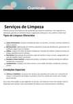 Faço limpeza doméstica