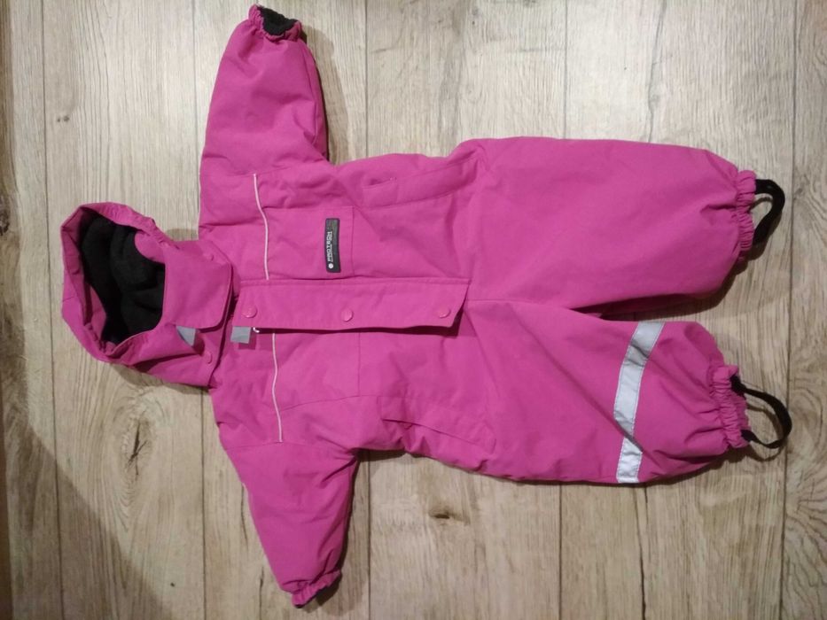kombinezon zimowy dziewczęcy nieprzemakalny wodoszczelny 74/80
