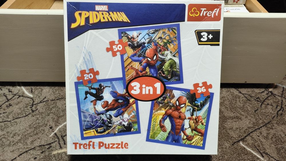 Пазли Марвел. 4 коробки. Від 3років