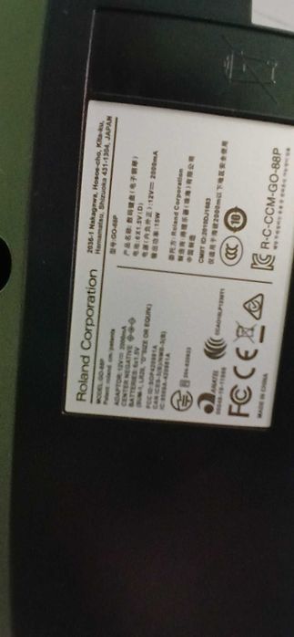 Keyboard Syntezator Pianino cyfrowe Roland GO:PIANO88