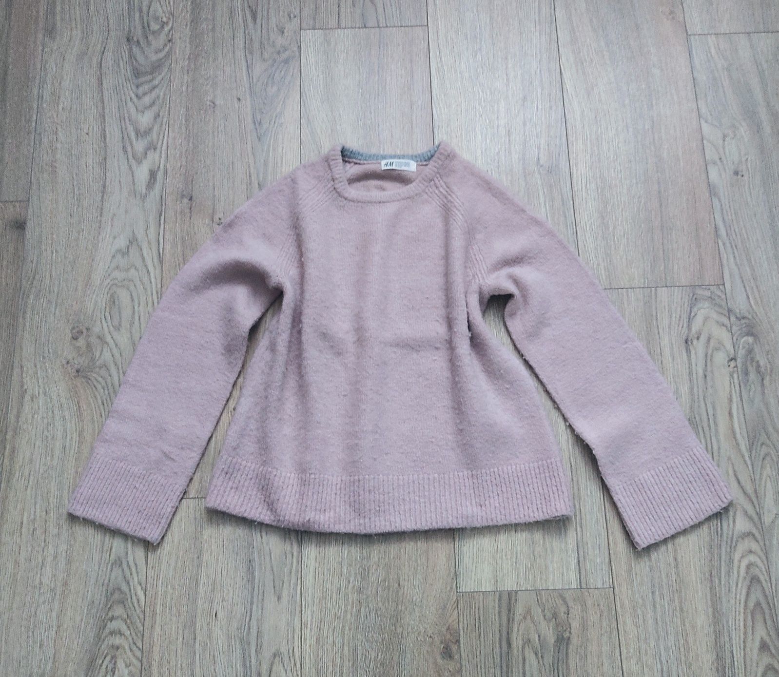 Sweter z wełną r.146/152, H&M